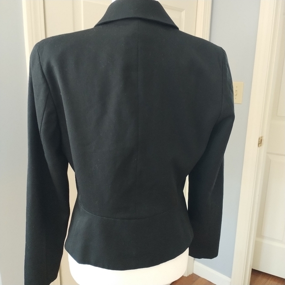 J Crew Black Peplum Wool Classic Jacket Blazer 6 - Picture 4 of 11